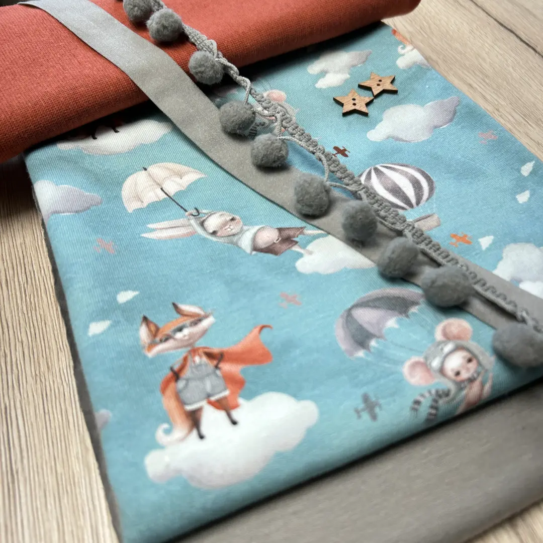 Mini-Stoffkiste "Kids-Kisten" Let's Fly