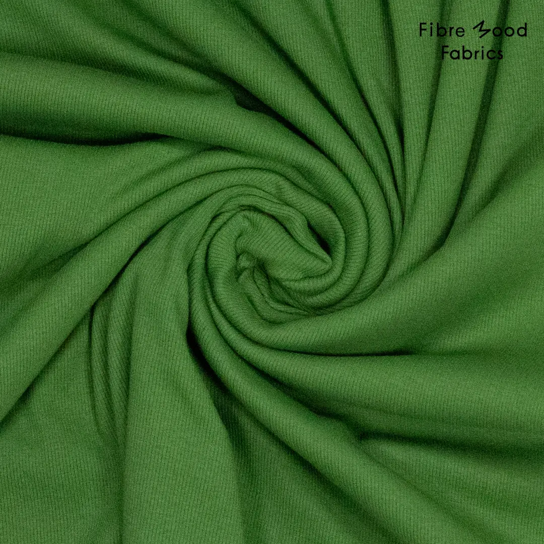 Fibre Mood FM997249 Knit co/ly 2x2 rib collar Bündchen Grün