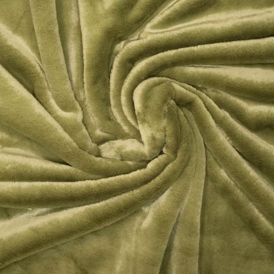 Kunstpelz „Olive Dream“ – weicher Fellstoff in Olivgrün ????✨