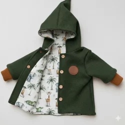 Alternative view of Wollwalkset „Safari Freunde“ – 1 m Walk + 1 m Jersey + 0,5 m Bündchen